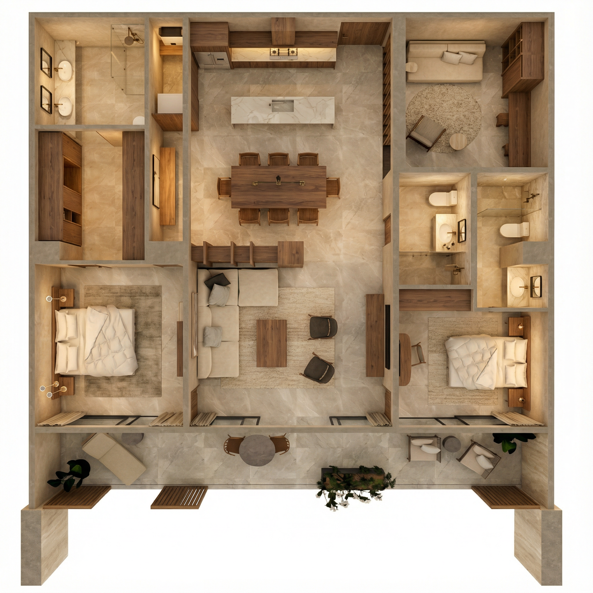 Glam floorplan