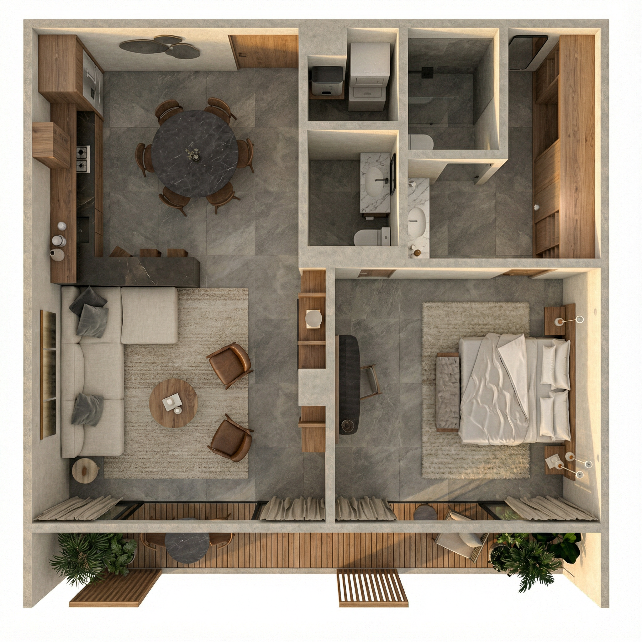 Suite floorplan